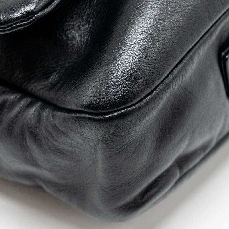 Chanel Rodeo Drive Flap Bag Calfskin Black GHW