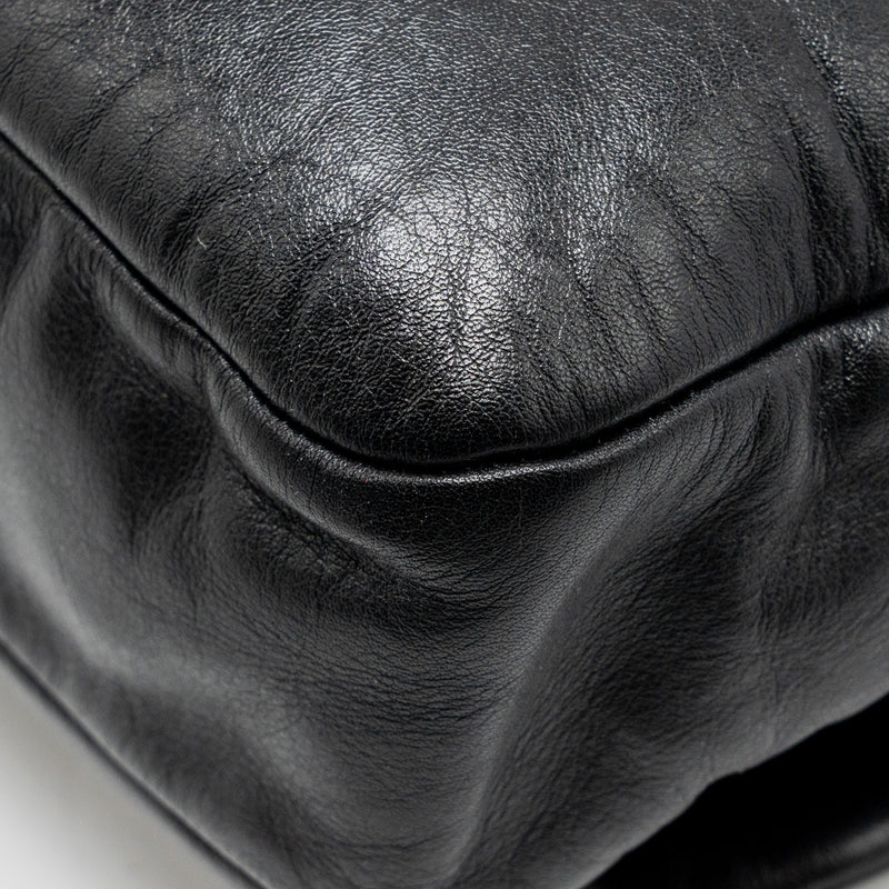 Chanel Rodeo Drive Flap Bag Calfskin Black GHW