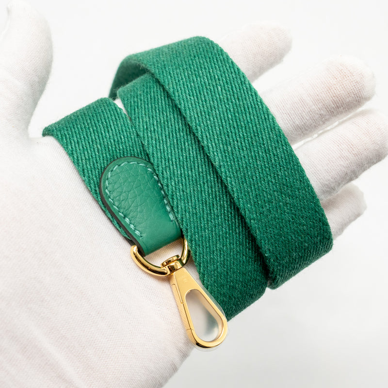 Hermes Mini Evelyne Clemence Vert Vertigo GHW Stamp W