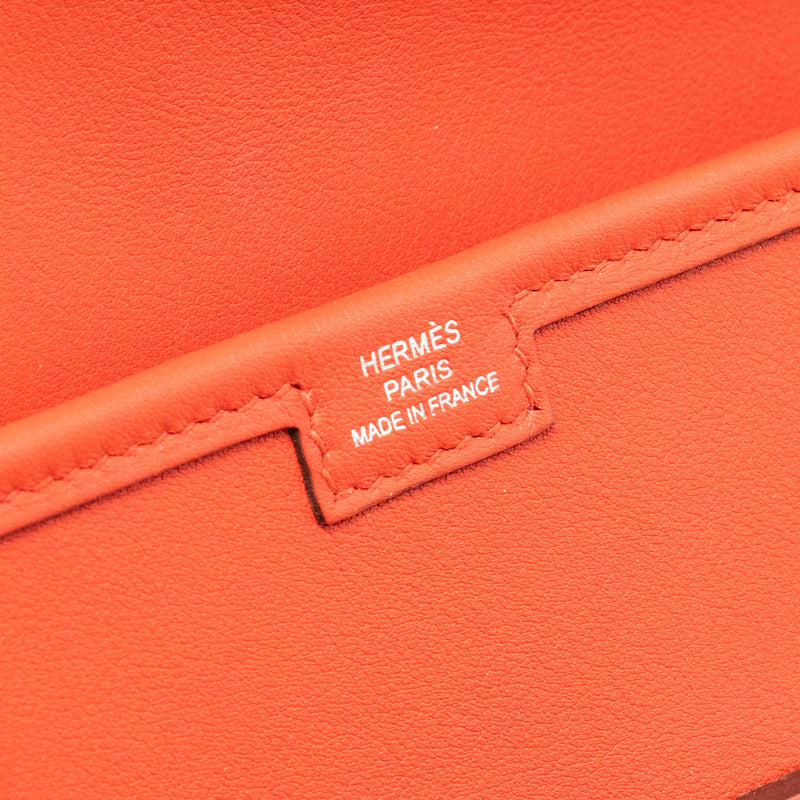 HERMES Jige Elan 29 Swift leather S5 Rouge Tomate Stamp X