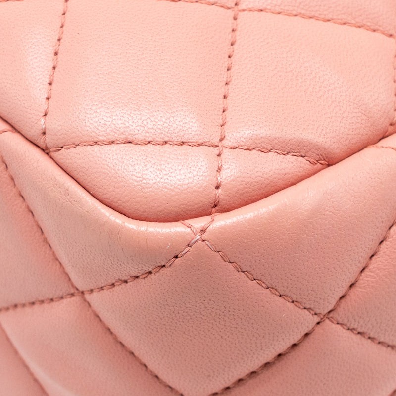 Chanel CC Camera Case with Chain Lambskin Pink SHW