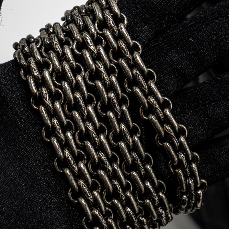 Chanel small 2.55 reissue flap bag aged calfskin black ruthenium SHW