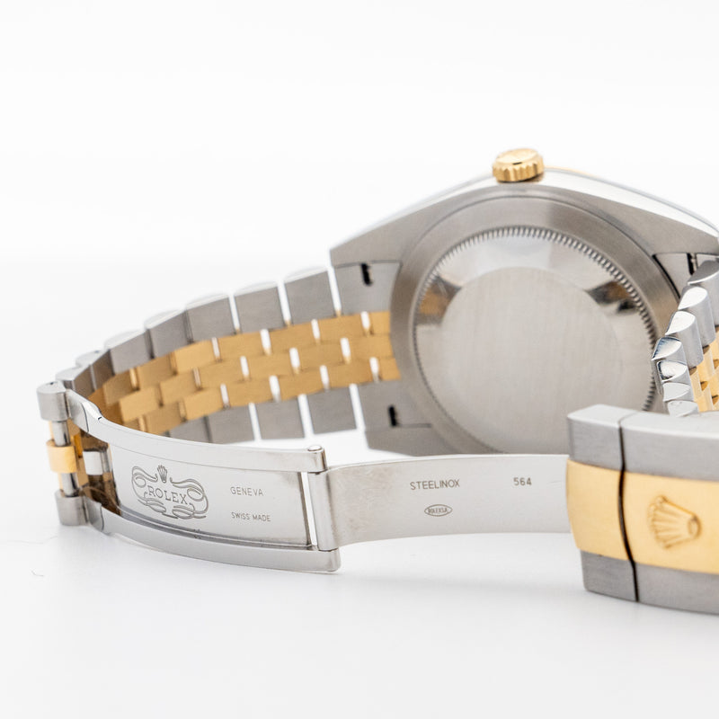 Rolex Datejust 41mm oyster steel and yellow gold slate dial jubilee bracelet model: m126333-0020