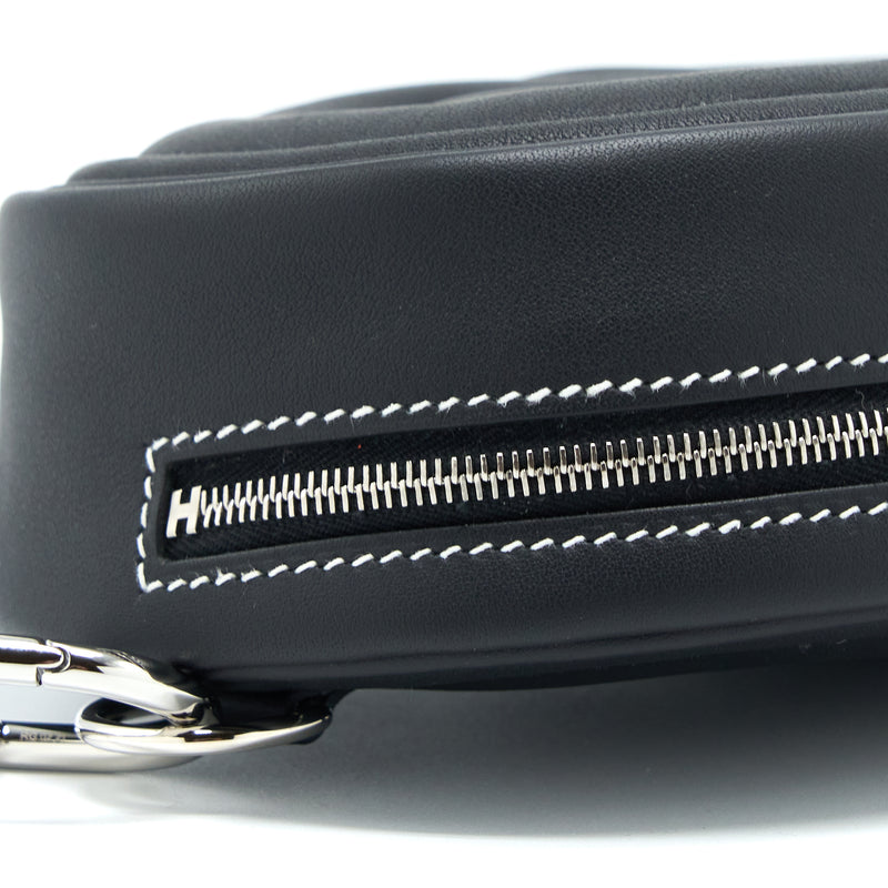 Hermes In-The-Loop Swift Black SHW Stamp Z