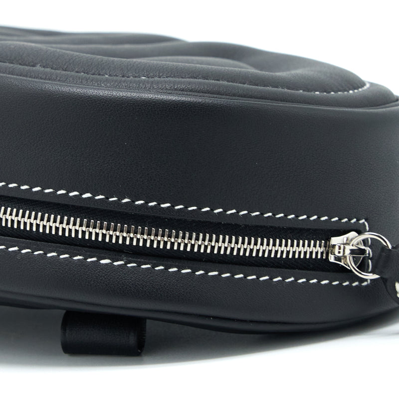 Hermes In-The-Loop Swift Black SHW Stamp Z
