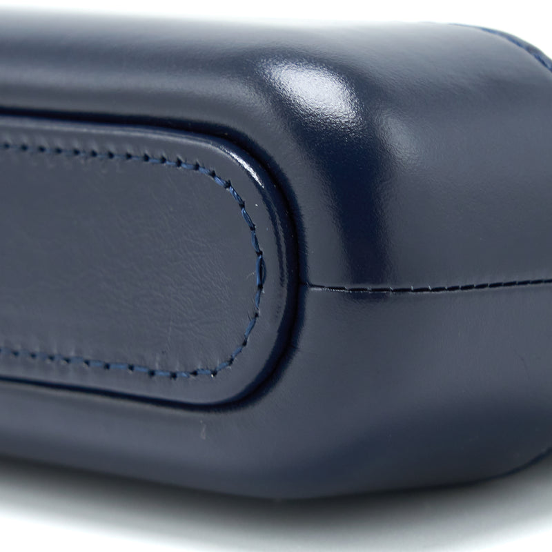 Chanel Gabrielle Clutch on Chain Aged Calfskin Navy SHW