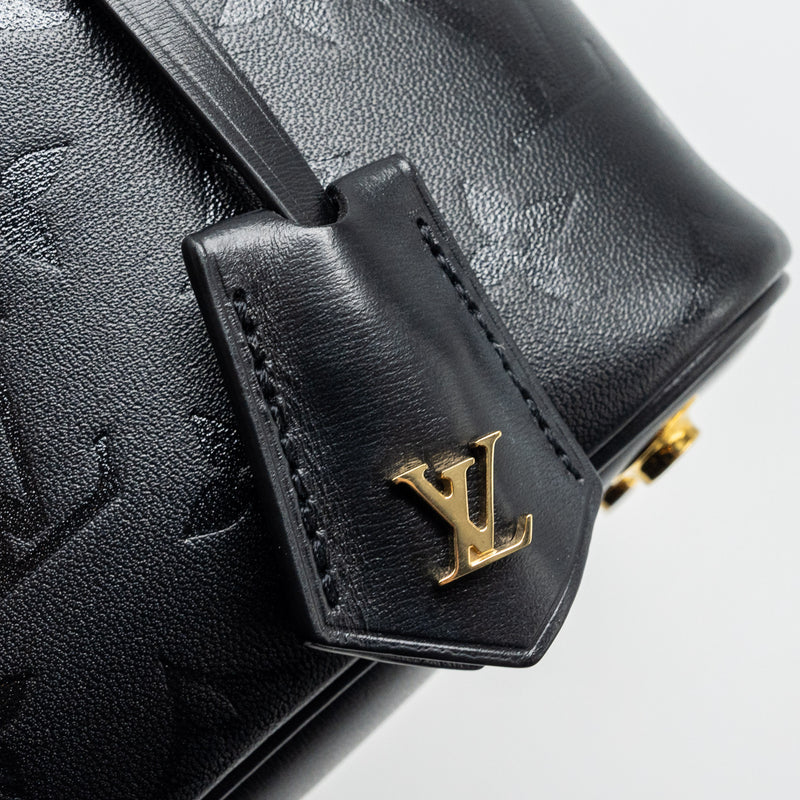 Louis Vuitton vanity case pm monogram lambskin black GHW