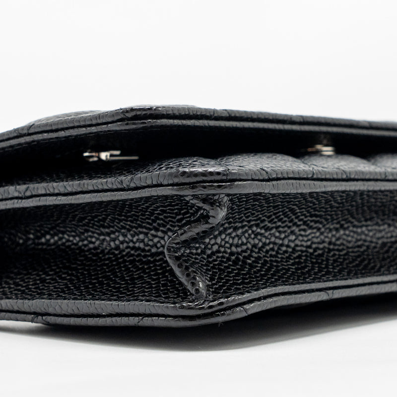 Chanel Classic Wallet on Chain Caviar Black SHW