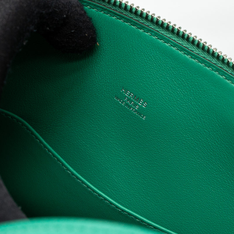Hermes Bolide 25 Epsom Vert Jade SHW Stamp B