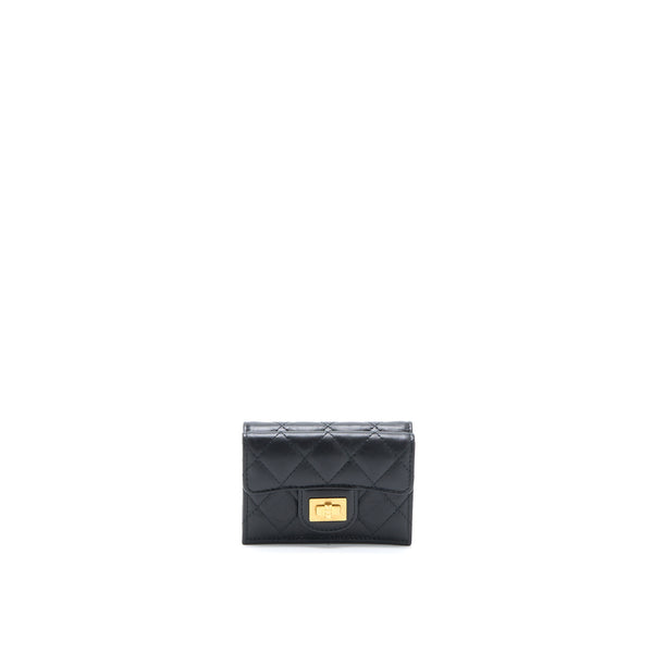 Chanel Reissue Compact Wallet Calfskin Black GHW