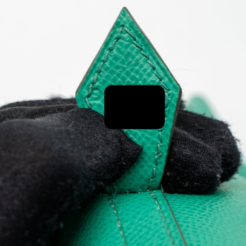 Hermes Bolide 25 Epsom Vert Jade SHW Stamp B