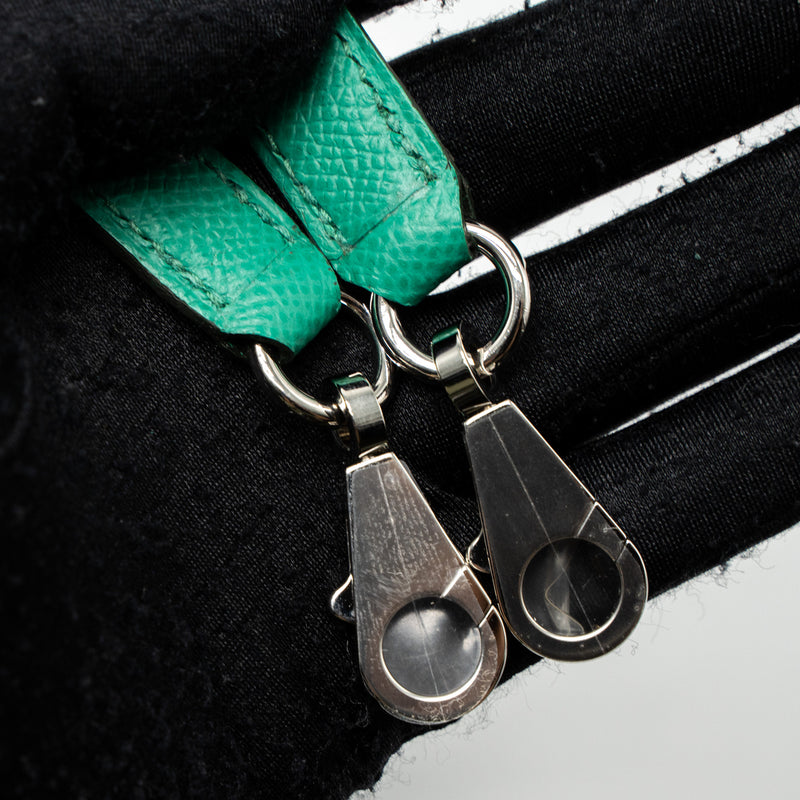 Hermes Bolide 25 Epsom Vert Jade SHW Stamp B