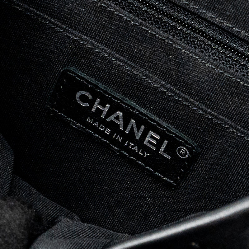 Chanel Small Urban Spirit  Backpack Chevron Calfskin Black SHW