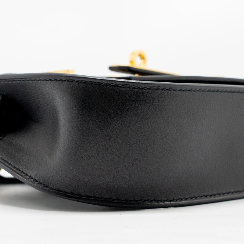 Hermes Mini Jypsiere Evergrain Black GHW Stamp B