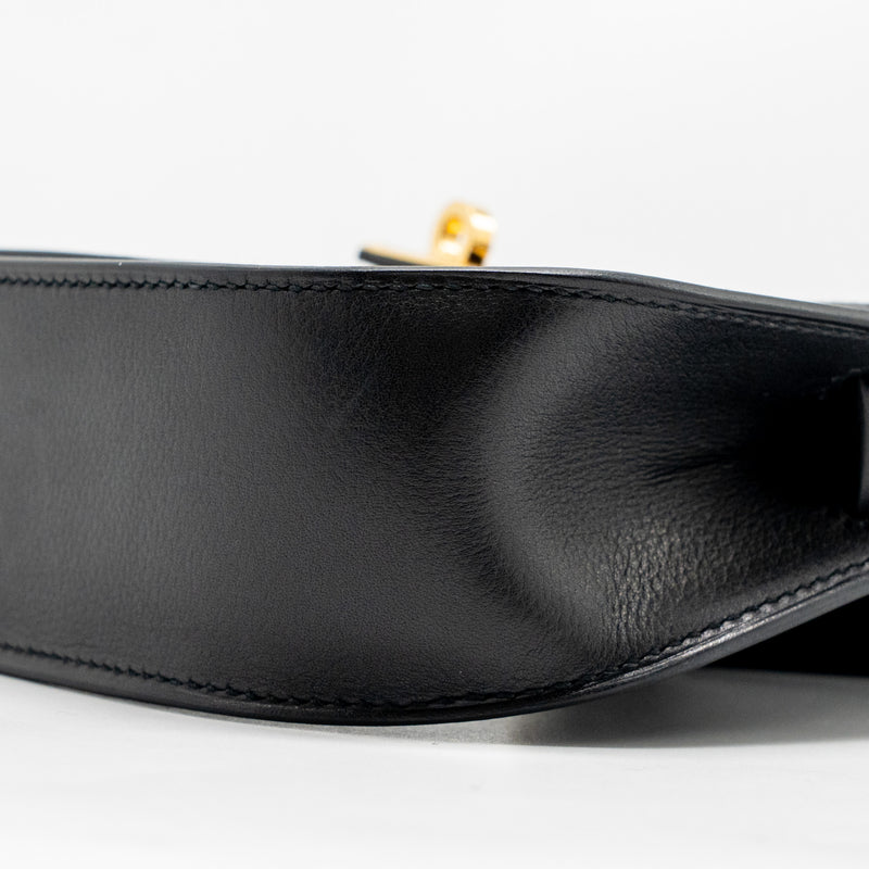 Hermes Mini Jypsiere Evergrain Black GHW Stamp B