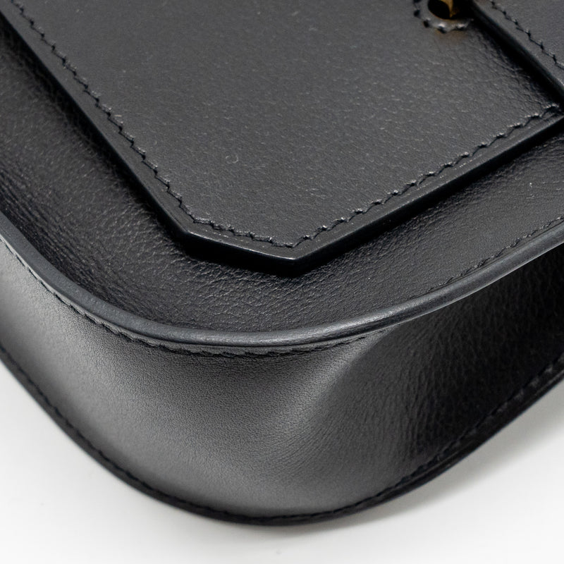 Hermes Mini Jypsiere Evergrain Black GHW Stamp B