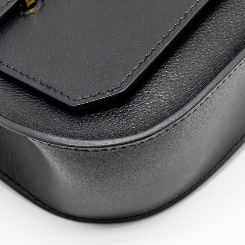 Hermes Mini Jypsiere Evergrain Black GHW Stamp B
