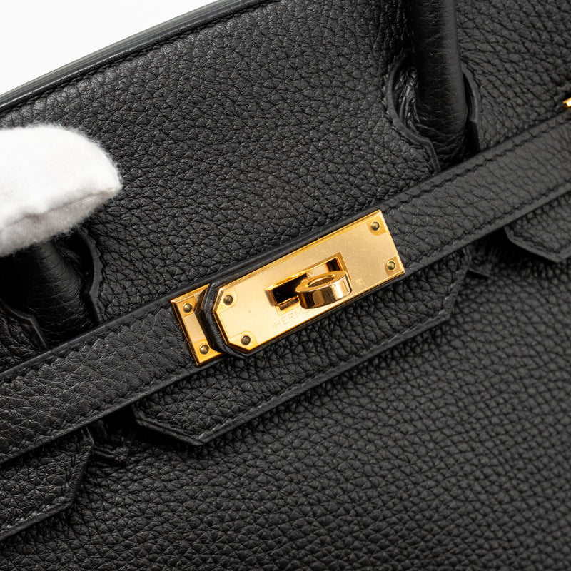 Hermes Birkin 30 Togo Black RGHW Stamp C