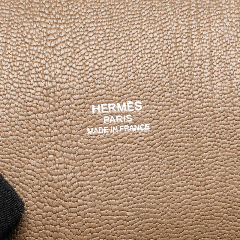 Hermes Jypsiere 28 clemence etoupe SHW stamp square Q