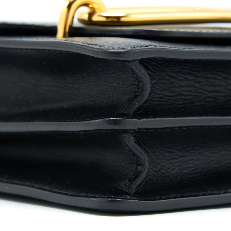 Hermes Mini Roulis Evercolor Black GHW Stamp C