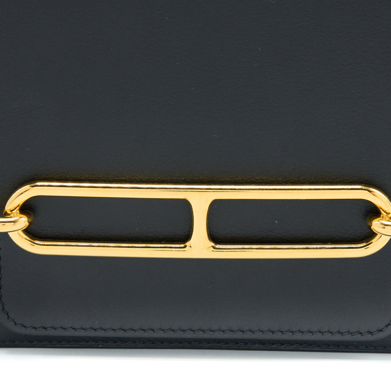 Hermes Mini Roulis Evercolor Black GHW Stamp C