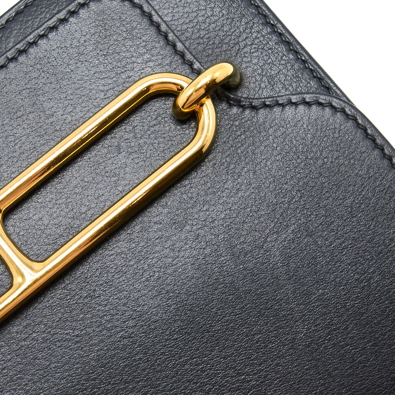 Hermes Mini Roulis Evercolor Black GHW Stamp C