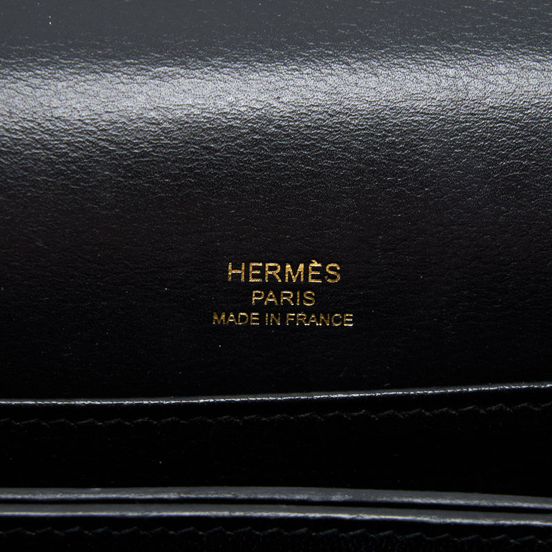 Hermes Mini Roulis Evercolor Black GHW Stamp C