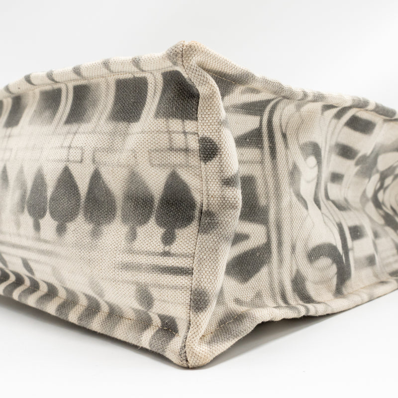 Chanel Iliad Shopping tote bag printed canvas/leather Multicoloured SHW