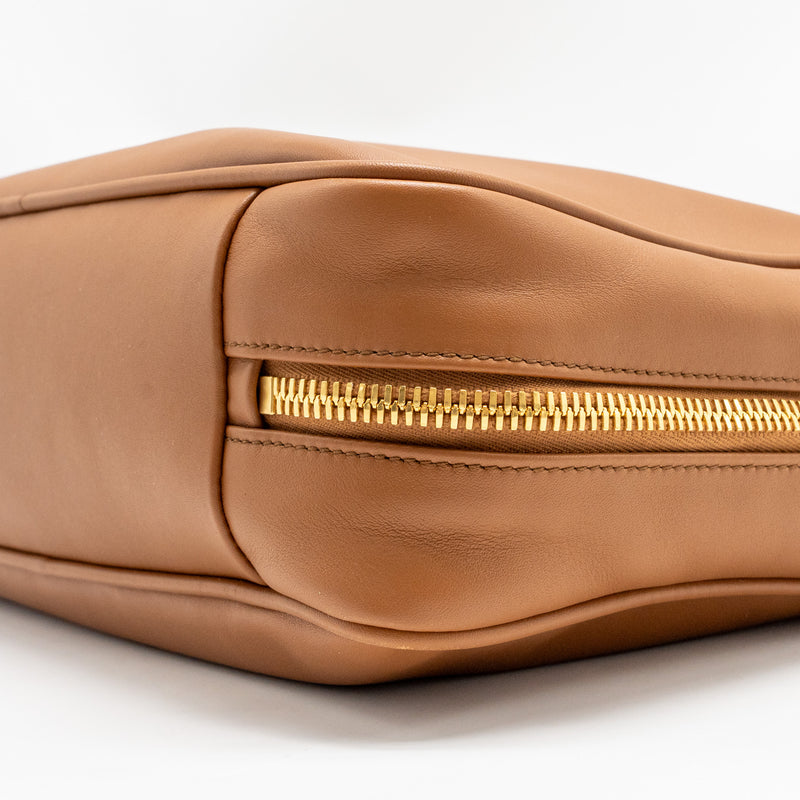 Miu Miu Large Beau Bag Calfskin Cognac GHW