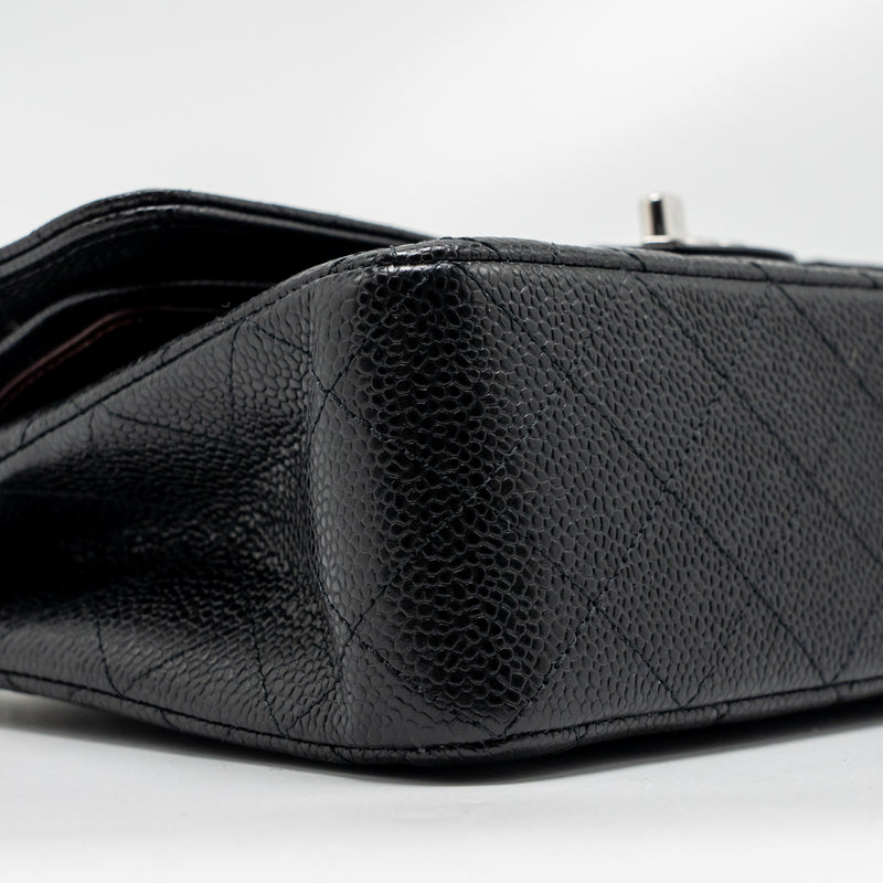 Chanel Small Classic Double Flap Bag Caviar Black SHW