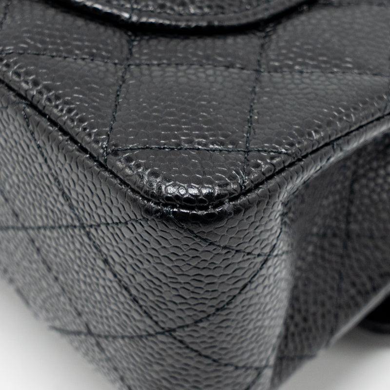 Chanel Small Classic Double Flap Bag Caviar Black SHW