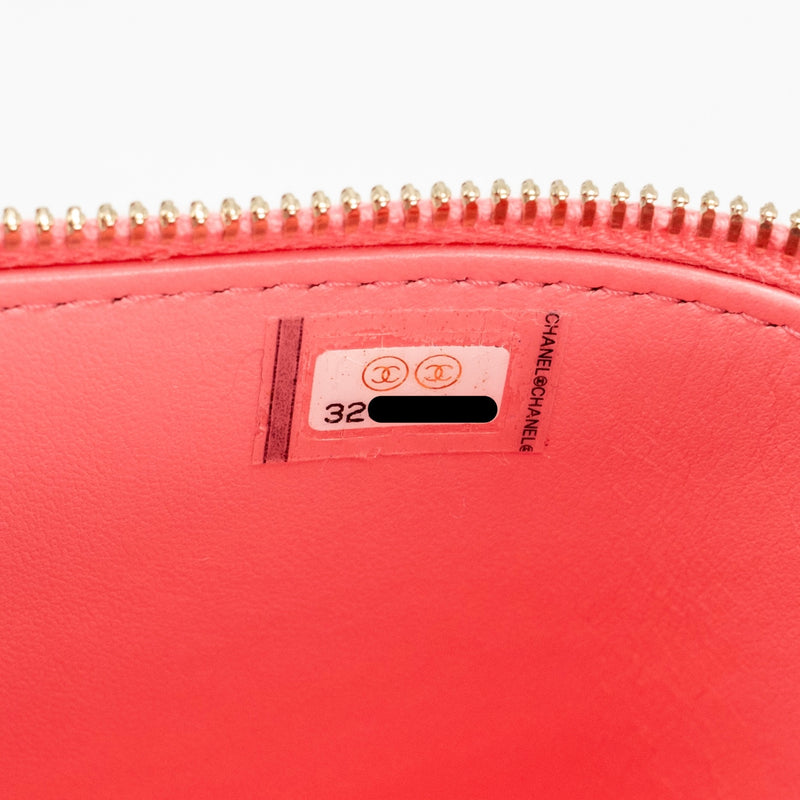 Chanel Letter Top Handle Long Vanity Caviar Pink GHW