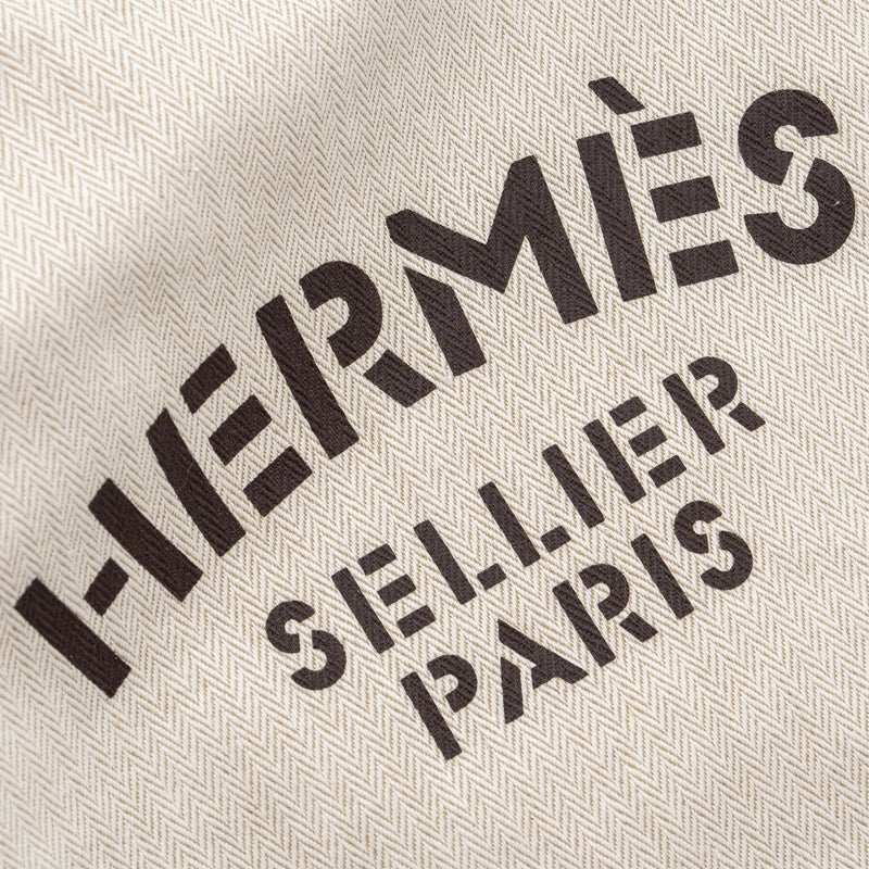 Hermes Aline grooming bag canvas craie / gold