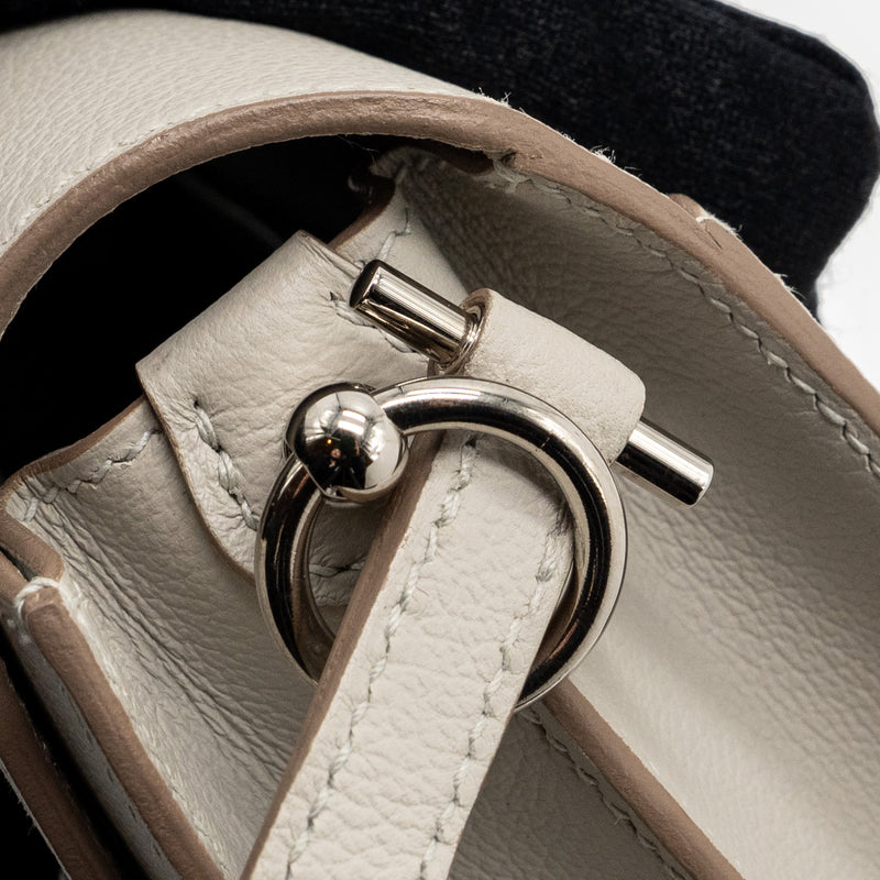 Hermes mini roulis evercolor gris perle SHW stamp D