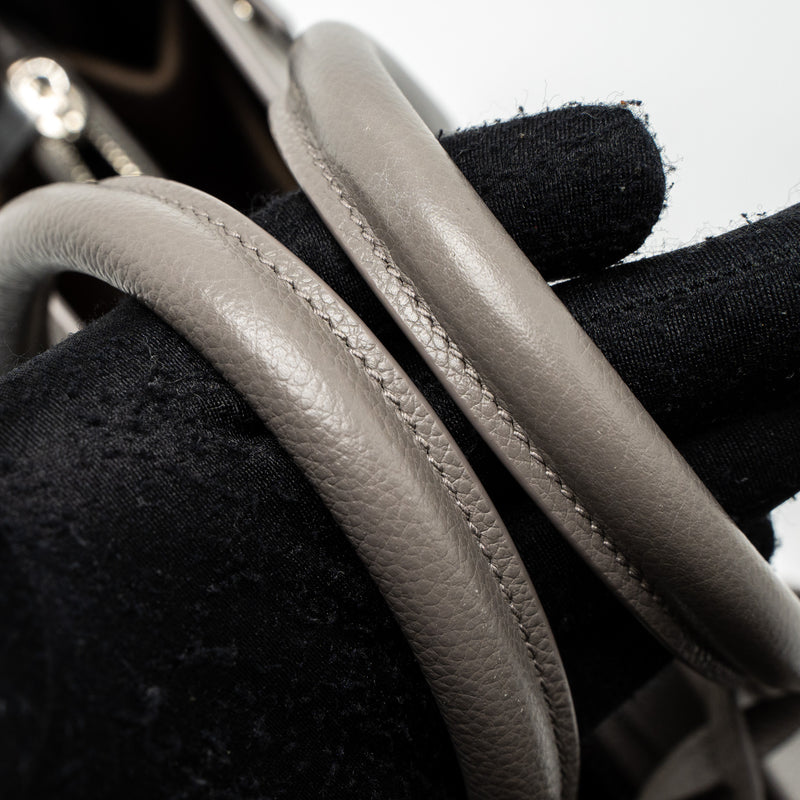 Saint Laurent/YSL Sac De Jour Small Grained Calfskin Grey SHW