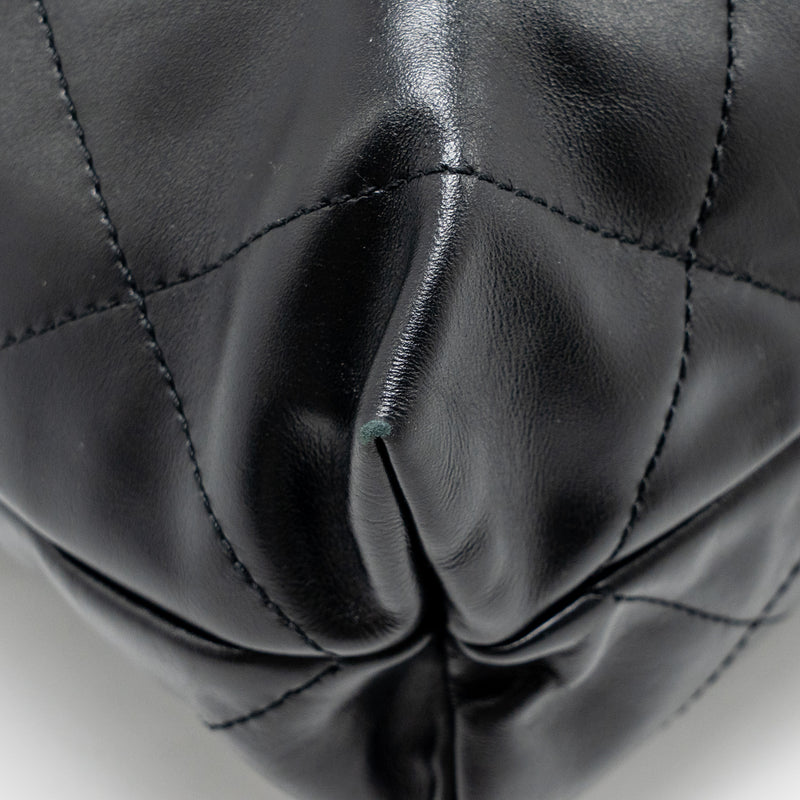 Chanel Small 22 Bag Shiny Calfskin Black GHW (microchip)