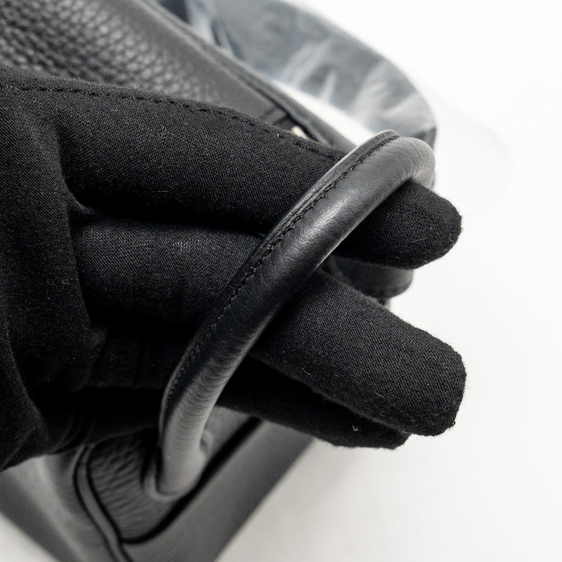 Hermes Mini Lindy II Clemence Black SHW Stamp K