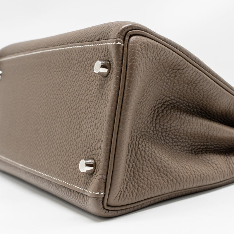 Hermes kelly 28 clemence etoupe SHW stamp Y