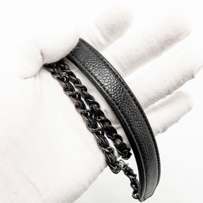 Chanel Small coco handle caviar So Black