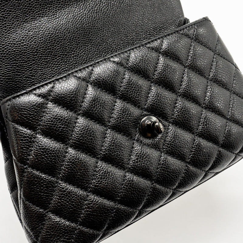Chanel Small coco handle caviar So Black