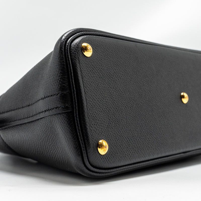 Hermes Bolide 27 Epsom Black GHW Stamp C