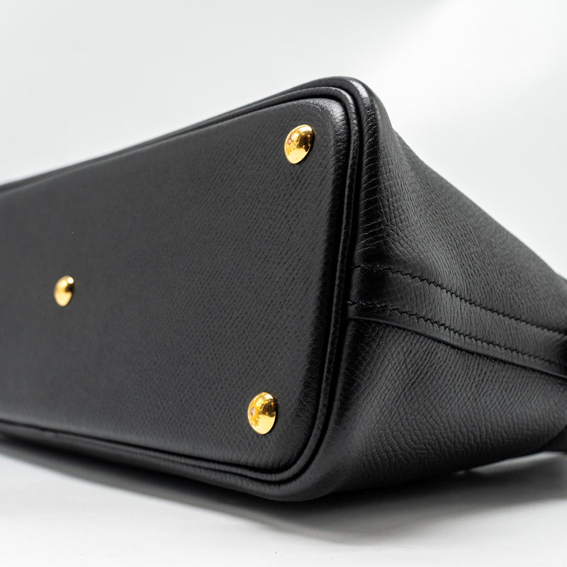 Hermes Bolide 27 Epsom Black GHW Stamp C