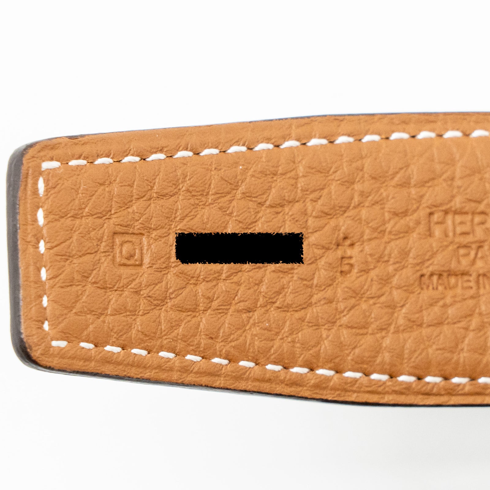 Hermes Size 95 H Buckle Reversible Belt Togo/Box Gold/Black  display picture 2