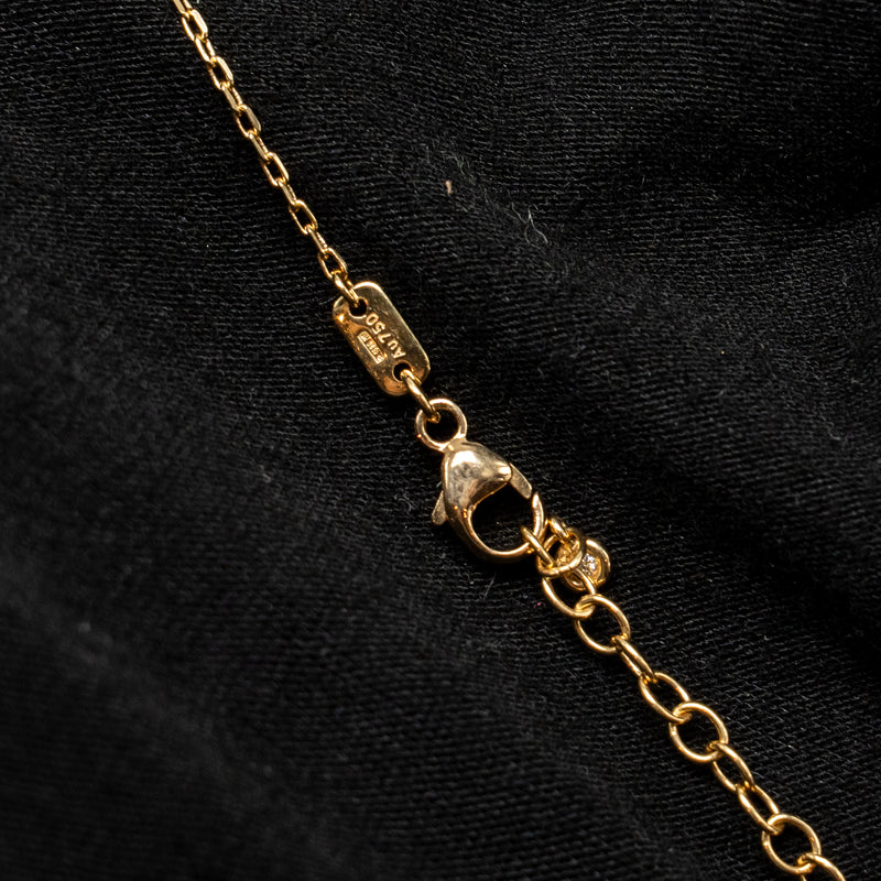 Gucci Double G Necklace Yellow Gold, Diamonds