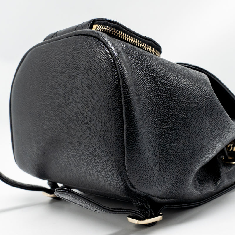 Chanel affinity backpack caviar black LGHW (microchip)