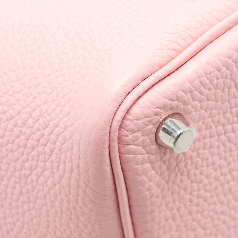 Hermes Picotin 18 Lock Bag Clemence 3Q Rose Sakura SHW Stamp B