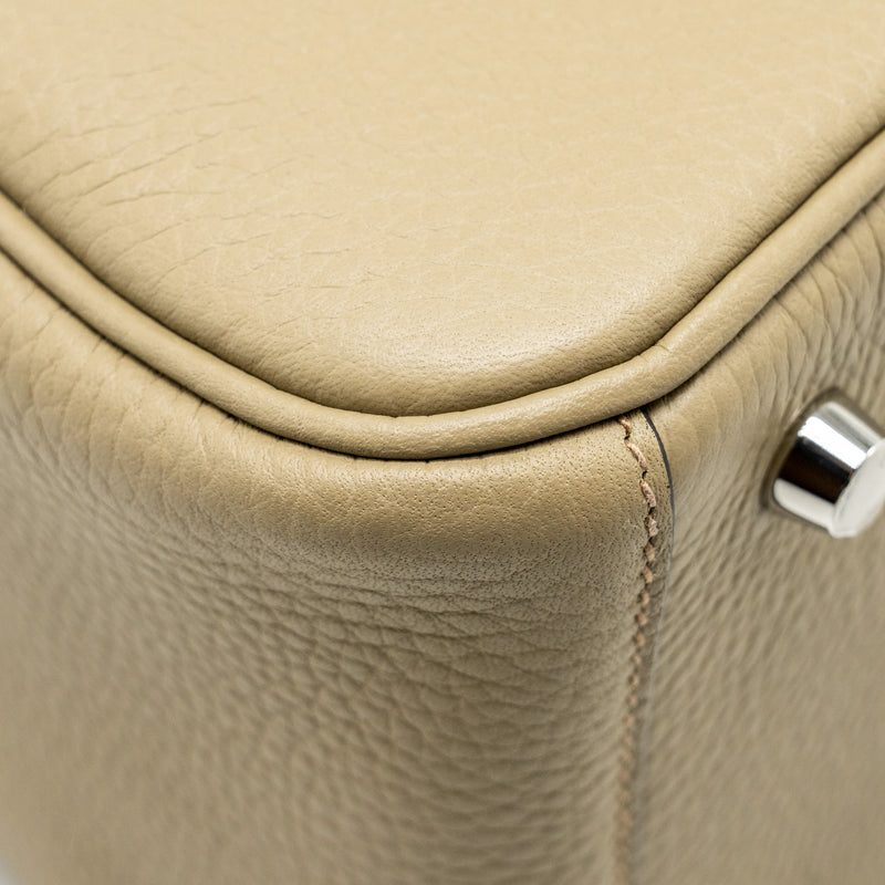 Hermes Lindy 26 Clemence Beige Marfa SHW Stamp W