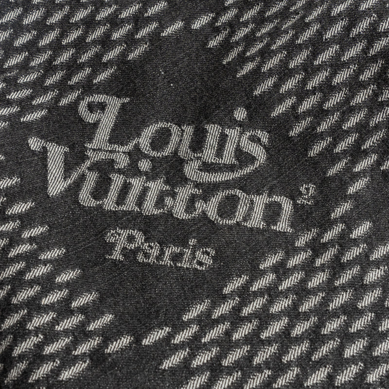 Louis Vuitton X Nigo Size 44 Monogram Denim Jacket Black/ Grey