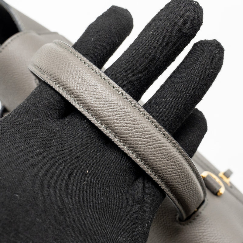 Celine Micro Belt Bag Calfskin Dark Grey GHW