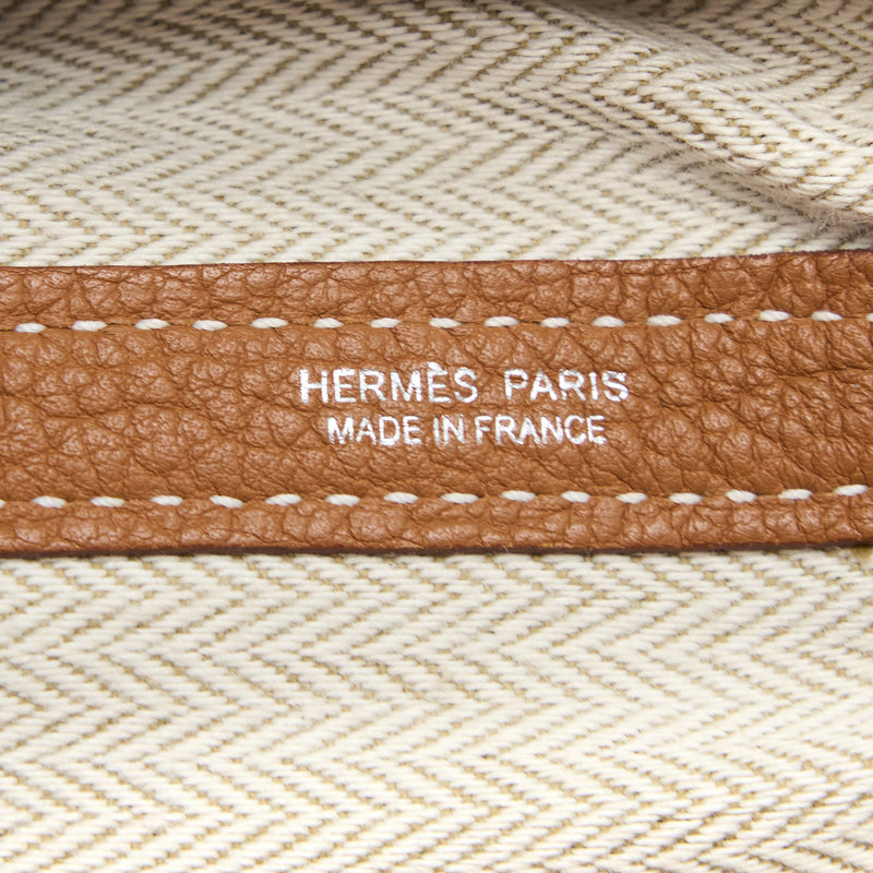 Hermes Garden Party 36 Negonda Gold SHW Stamp X